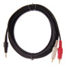 HiEnd - Câble 2 x phono vers mini jack, stéréo (3 mètres)