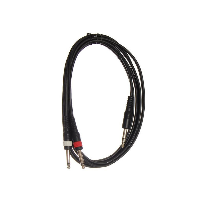 HiEnd - Câble 2 x jack mono vers jack stéréo (3 mètres)