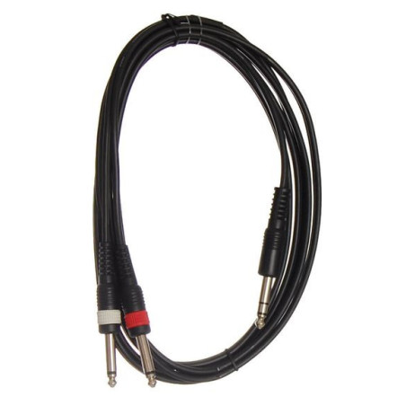 HiEnd - Câble 2 x jack mono vers jack stéréo (3 mètres)