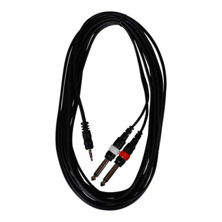 HiEnd - Câble 2 x jack mono vers mini jack stéréo (6 mètres)
