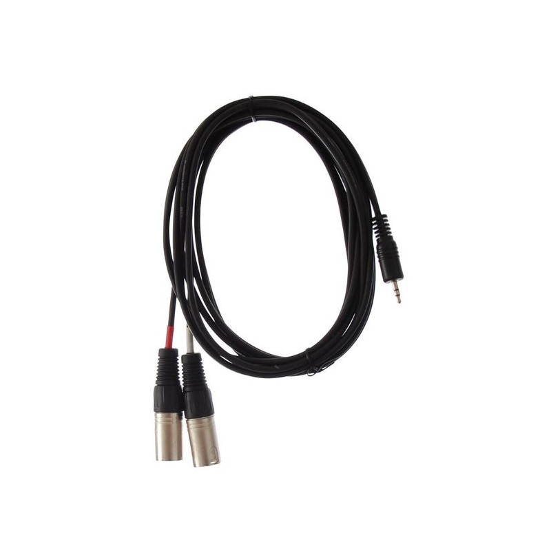 HiEnd - Câble 2 x XLR mâle vers mini jack stéréo (3 mètres)