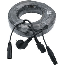 HiEnd - Câble d'alimentation XLR-EUIEC10 et XLR vers XLR (10 mètres)