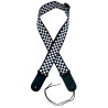 Shelter - Sangle pour guitare et basse motif "damier" - SH-STRAP-202