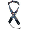 Shelter - Sangle pour guitare et basse motif "serpent coloré" - SH-STRAP-204