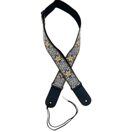 Shelter - Sangle pour guitare et basse motifs floraux - SH-STRAP-207