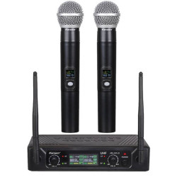 Karsect - 2 microphones à main sans fil - JRU-521LD/HT-527C