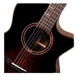 TYMA - Guitare Electro Acoustique (Brown Sunburst) - G-20SE BRS