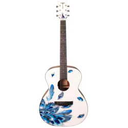 TYMA - Guitare Electro Acoustique (Motif) - V-3E PLUM