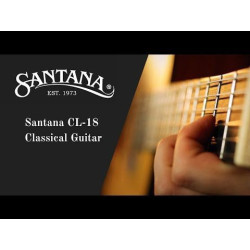 SANTANA - Guitare classique (noire) - SAN-CL-18-MBK