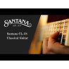 SANTANA - Guitare classique gaucher (satinée) - SAN-CL-18L-SA