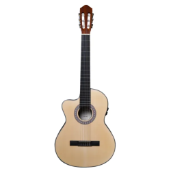 SANTANA - Guitare classique gaucher (satinée) - SAN-CL-20L-SA