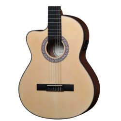 SANTANA - Guitare classique gaucher (satinée) - SAN-CL-20L-SA