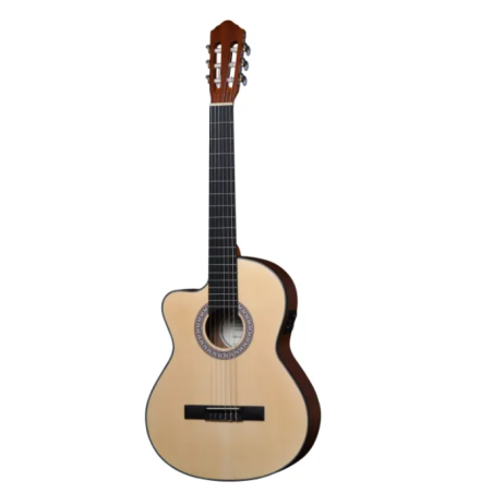 SANTANA - Guitare classique gaucher (satinée) - SAN-CL-20L-SA
