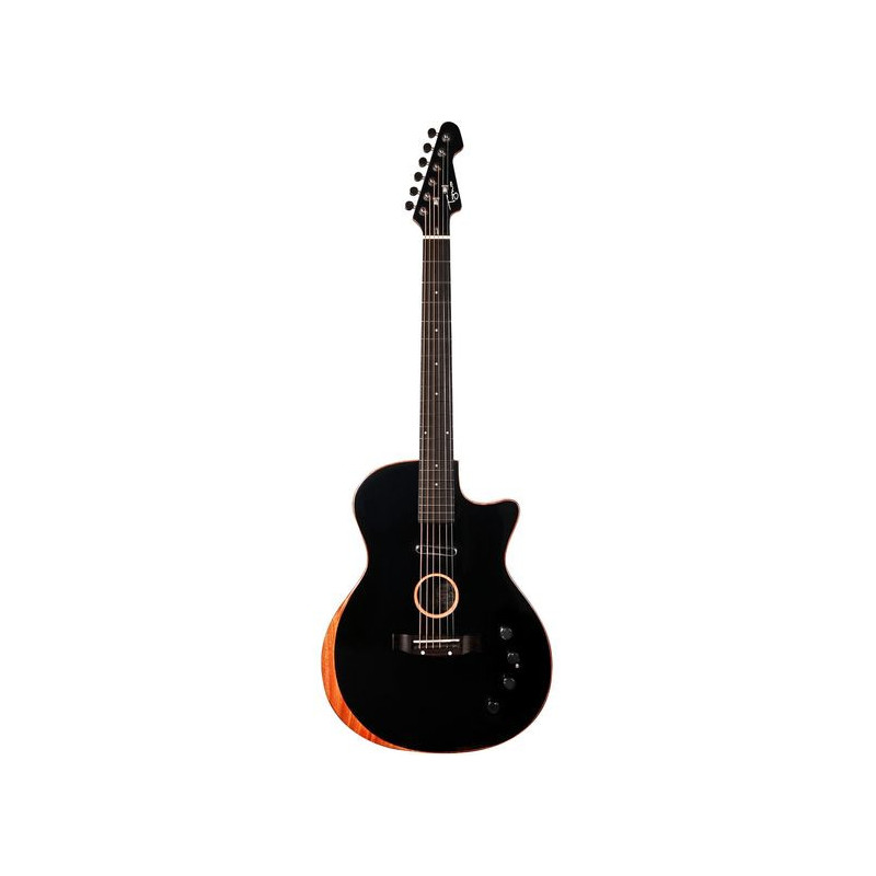 TYMA - Guitare hybride Electro/Acoustique (Noire) - TY-TE1-BK