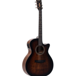 SANTANA - Guitare western marron - SAN-PL-G14-BRS