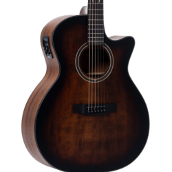 SANTANA - Guitare western marron - SAN-PL-G14-BRS