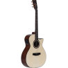 SANTANA - Guitare western bois naturel - SAN-PL-G14-NS
