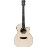 SANTANA - Guitare western bois naturel - SAN-PL-G14-NS