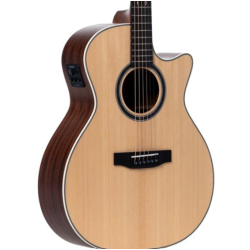 SANTANA - Guitare acoustique bois naturel - SAN-SU-G94-NS