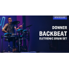 Donner - BackBeat batterie électronique - kit 8 pièces + Led