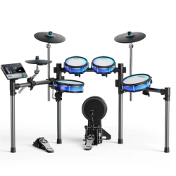 Donner - BackBeat batterie électronique - kit 8 pièces + Led