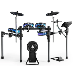 Donner - BackBeat batterie électronique - kit 8 pièces + Led