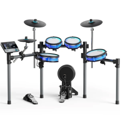 Donner - BackBeat batterie électronique - kit 8 pièces + Led