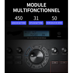 Donner - DED-200 MAX Electronic Drum Set