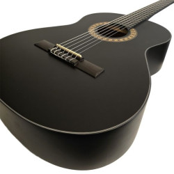 SANTANA - Guitare classique (noire) - SAN-CL-18-MBK