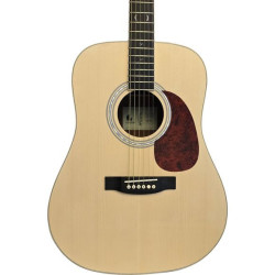 SANTANA - Guitare acoustique (naturel) - SAN-PL-D11-NA
