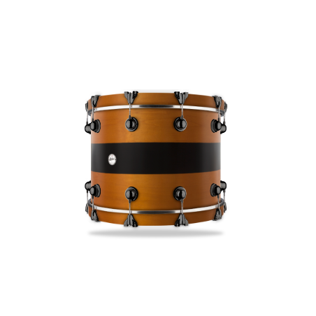 Rebel Custom Shop - 22" 10" 16" - Birch / Mahogany - Ambra w/ Black stripe