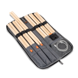 GRUV GEAR - QUIVR Drum Nylon Stick Bag (Sac de baguettes noir Karbon)