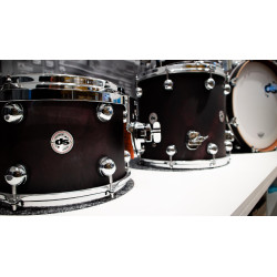 Rebel Custom Shop - 20" 10" 12" 14" - Erable Américain - Rat Rod Amaranth SS finish