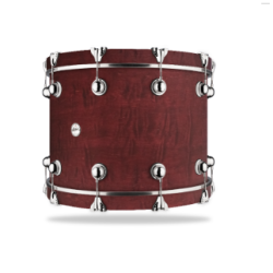 Rebel Custom Shop - 22" 10" 16" - All Birch - Amaranth - WBS