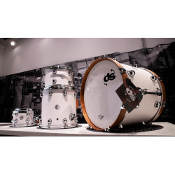 Rebel Custom Shop - 20" 10" 12" 14" - All Maple - Snow White WBS