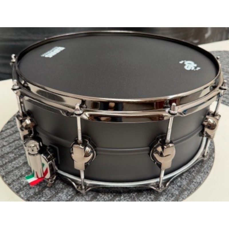 Caisse Claire - DS DRUM : 14"x6" - Acier - Total Black édition limitée