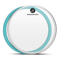 Peau de batterie HEATS - theBOMBER.KICK transparente - Grosse Caisse 20"
