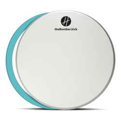 Peau de batterie HEATS - theBOMBER.KICK sablée - Grosse Caisse 22"