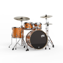 GROOVE MASTER - Studio kit : 22" 10" 12" 16" + CC 14" - Orange Sparkle