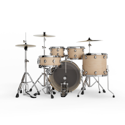 GROOVE MASTER - Club kit : 20" 10" 12" 14" + CC 14" - Natural (Satin)