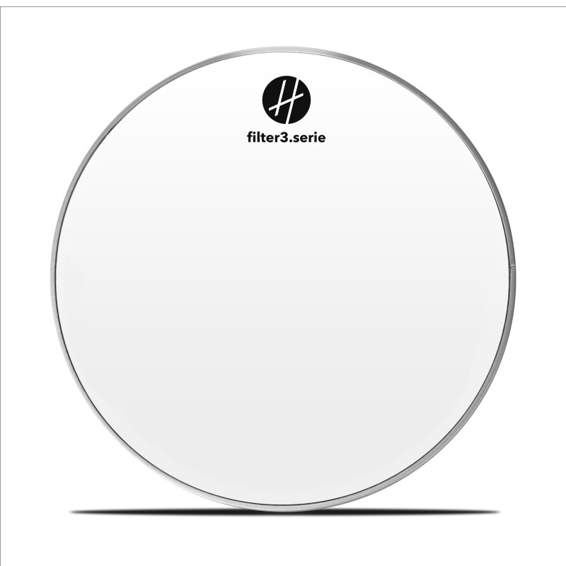 Peau de batterie HEATS - FILTER3.SERIES transparente - Caisse claire 12"