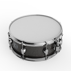 GROOVE MASTER - Caisse claire 14x5,5" (Bouleau) - Black Galaxy (Rodoïd)