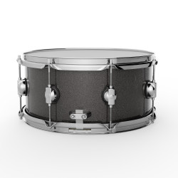 GROOVE MASTER - Caisse claire 14x6,5" (Bouleau) - Black Galaxy (Rodoïd)