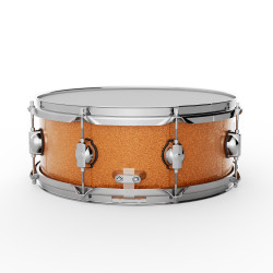 GROOVE MASTER - Caisse claire 14x5,5" (Bouleau) - Orange Galaxy (Rodoïd)
