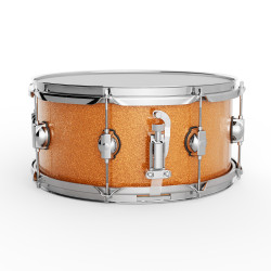 GROOVE MASTER - Caisse claire 14x6,5" (Bouleau) - Orange Galaxy (Rodoïd)