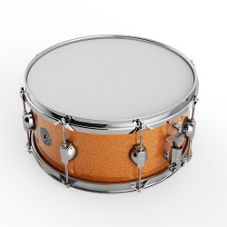 GROOVE MASTER - Caisse claire 14x6,5" (Bouleau) - Orange Galaxy (Rodoïd)