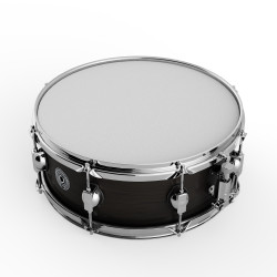 GROOVE MASTER - Caisse claire 14x5,5" (Bouleau) - Black Mist (Satin)