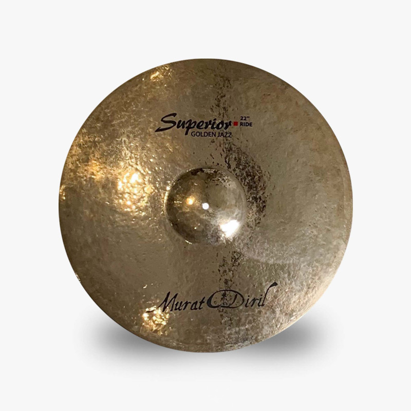 Cymbale Murat Diril - Ride Golden Jazz Bell 22" - Série Superior